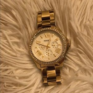 Gold Women’s Fossil Watch